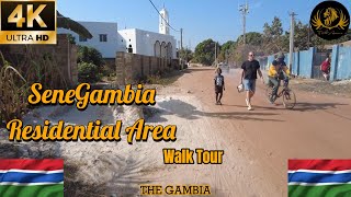 4K 🇬🇲 SENEGAMBIA Residential Area In KOLOLI Virtaul Walking Tour In THE GAMBIA West Africa [upl. by Cerallua]