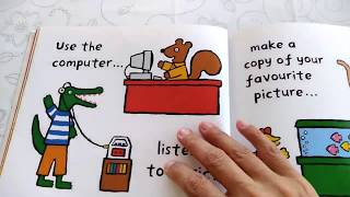 MAISY GOES TO THE LIBRARY  Read Aloud Picture Book [upl. by Matejka]