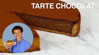 RECETTE DE LA TARTE AU CHOCOLAT [upl. by Trebreh]