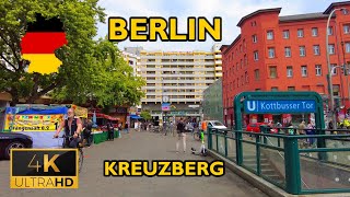 ⁴ᴷ⁶⁰ 🇩🇪 Berlin  Kreuzberg  Walking Tour June 2023 4K [upl. by Noet]