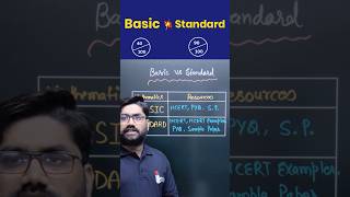 Basic vs Standard Maths Class 10  Maths Class 10 maths class10 invictaa [upl. by Josselyn458]