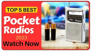 Top 5 Best Pocket Radios On 2023  Pocket Radio Review [upl. by Akkeber]