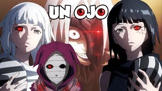 TODOS LOS GHOULS DE UN OJO EN TOKYO GHOUL RE [upl. by Jannery]