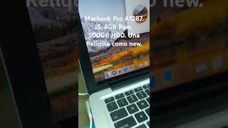 Macbook Pro A1287 i5 4GB Ram 500GB HDD Una Reliquia como new [upl. by Lammaj]