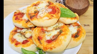 PIZZETTE FACILI E VELOCI PRONTE IN 40 MINUTI ricetta facile pizza e pizzette [upl. by Holt]