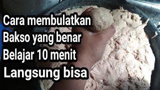 Cara mencetak bakso secara manual menggunakan tangan [upl. by Trinatte]