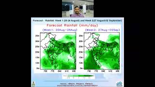 Weekly Weather Review and Forecast for next two Weeks Hindi Dated 19082021 [upl. by Lew]