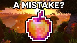 The Regrettable Truth Behind Minecrafts Golden Apple [upl. by Atteugram]