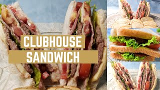 THE BEST CLUBHOUSE SANDWICH  How to make Clubhouse sandwich [upl. by Haynes]