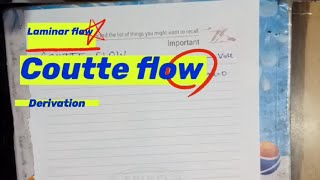 Couette flow derivation  Couette flow in fluid mechanics  Couette flow velocity profile [upl. by Reinwald]