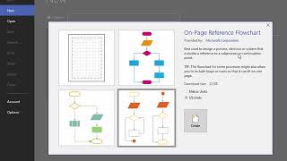 Starter Diagrams in Visio 2016 [upl. by Teresa]