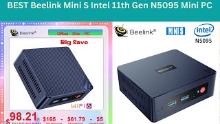 Beelink Mini S Intel 11th Gen N5095 Mini PC N100 S12 Pro DDR4 8GB 128GB SSD Desktop Gaming [upl. by Esir]