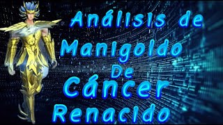 análisis de manigoldo de cáncer renacido Saint seiya awakening KotZ [upl. by Derriey90]