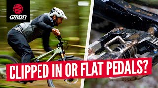 Flat Pedals Vs Clipless Pedals  Which Is Right For You amp Your MTB [upl. by Ika]