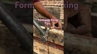 Formwork fixing Tips formwork shuttering shutteringwork formworks tips construction [upl. by Ellerahs970]