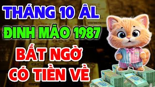 Vận Trình Tháng 10 Âm Lịch Tuổi ĐINH MÃO 1987 ĐÓN TÀI CỬA TRƯỚC RƯỚC LỘC CỬA SAU [upl. by Anicnarf]