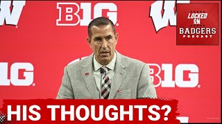 Luke Fickell recaps Wisconsin Badgers practice Thoughts on the quarterbacks and the defense [upl. by Jose74]