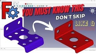 ✅How to editmodify STL Files in FreeCAD💯 [upl. by Mahalia]