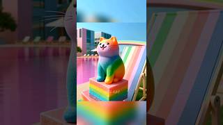 kittens turn into gummy candies lolopops marshmallows cat cutecat catlover catvideos cats [upl. by Blain438]