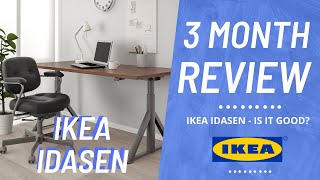 IKEA IDASEN  REVIEW AFTER 3 MONTHS  IS IT GOOD  SITSTAND DESK [upl. by Rika981]