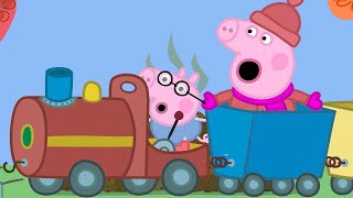 Grandpas Little Train and The Baby Piggy 🐷🚂  Peppa Pig Official Family Kids Cartoon [upl. by Shanna451]