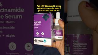 10 Niacinamide Face Serum from Derma Co review skincare niacinamide shorts views subscribe [upl. by Vanzant]