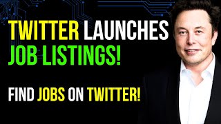 Twitter launches Job Listings Find Jobs on Twitter [upl. by Llemor]