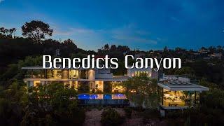 Welcome to Benedicts Canyon your typical stunning Beverly Hills modern mansion [upl. by Arlyn]