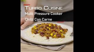 Tefal  Multi Pressure Cooker  Turbo Cuisine  Chilli Con Carne Recipe [upl. by Hollah]