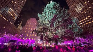 Rockefeller Center Tree Lighting Ceremony 2022  Live 🎄✨✨Part 3 [upl. by Amsed]