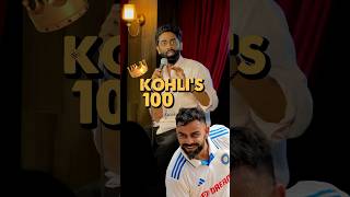 Kohli’s 100  Pranit More  standup shorts viratkohli indvsaus rjpranit [upl. by Adnam]