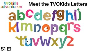 The TVOKids Letters Show  S1E1 Meet the TVOKids Letters [upl. by Ecinaj]