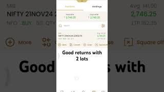 Easy profit with only 2 lots tradingplan tradingstrategy music trading niftytips tradingrules [upl. by Kudva52]