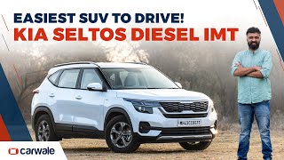 Kia Seltos Diesel iMT Review  The best midsized SUV  CarWale [upl. by Grail]