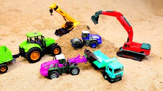 60 Minutes diy mini truck excavator dozerscrane truck making bridge construction science project [upl. by Fleeta]