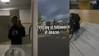 First Day at the fulfillment center at amazon [upl. by Kcirdot]