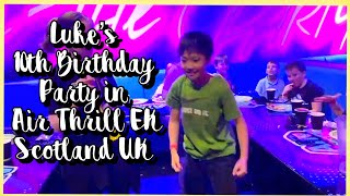 HAPPY KIDDO  Luke’s 10th Birthday Party in Air Thrill East Kilbride 🇬🇧 Airthrill BirthdayParty [upl. by Llenart653]