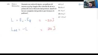 🔭 Luglio 2024  Fisica e matematica n° 280  Durante un calcio di rigore un pallone di massa 045 … [upl. by Barbour222]