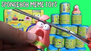 30 Spongebob Meme Toy Capsules  Yes actual meme toys [upl. by Arayt]