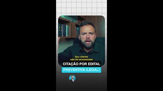 Mesmo diante da citação por edital a preventiva é ilegal shorts [upl. by Lhok]