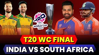 🔴 India vs South Africa Final Match  IND vs SA T20 Final Match 2024  T20 World Cup 2024 Final [upl. by Abdul]