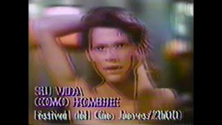 Promocional de ECUAVISA1987  Película SU VIDA COMO HOMBRE  Televisión ecuatoriana antigua [upl. by Enyalaj]