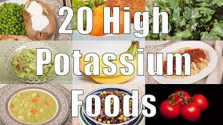 20 High Potassium Foods 700 Calorie Meals DiTuro Productions [upl. by Cherida]