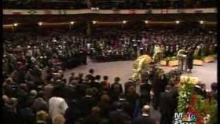 Clips from Coretta Scott Kings funeral [upl. by Ybocaj]