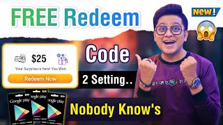 How To Earn Google Play Store Redeem Code 2024  Free Redeem Code App Live Proof Giveaway [upl. by Euphemia137]