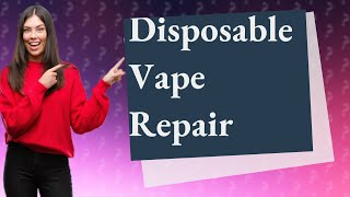 How to fix a disposable vape [upl. by Ilaire]