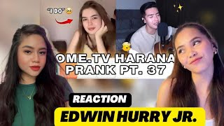 EDWIN HURRY JR  PRANK PART 37  KILIG OVERLOAD I REACTION VIDEO [upl. by Leduar]