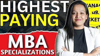 Top 5 MBA Specializations In 2024 👉🏻 High Paying MBA Specialization In 2024 ✅ mba [upl. by Quita]