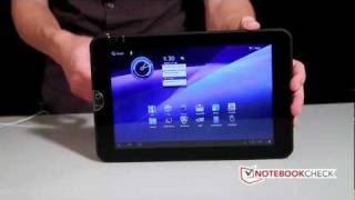 Toshiba AT100 Tablet GermanPreview [upl. by Rorry]