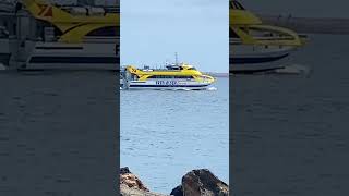 Fred Olsen miniferry Lanzarote to Fuerteventura [upl. by Irtimed]